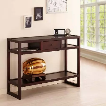 構造ライン全体は厚さ2.5cmのプラスチック合板でできており、コンソールテーブルの平面部となるパネルには厚さ1.5cmのプラスチック合板が埋め込まれています。